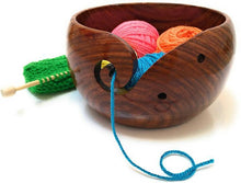Load image into Gallery viewer, Handmade Wooden Yarn Bowl