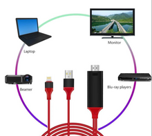 Load image into Gallery viewer, HDMI Monitor Adapter Cable for iPhone/Android To TV