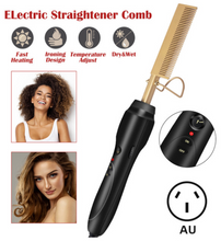 Load image into Gallery viewer, 2-in-1 Hair Curler & Straightener Comb