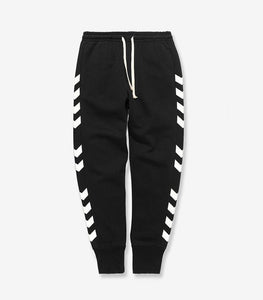 A/W Sweatpants Side Traffic Lane Line Male Streetwear Track Pants Casual Joggers