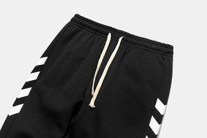 A/W Sweatpants Side Traffic Lane Line Male Streetwear Track Pants Casual Joggers